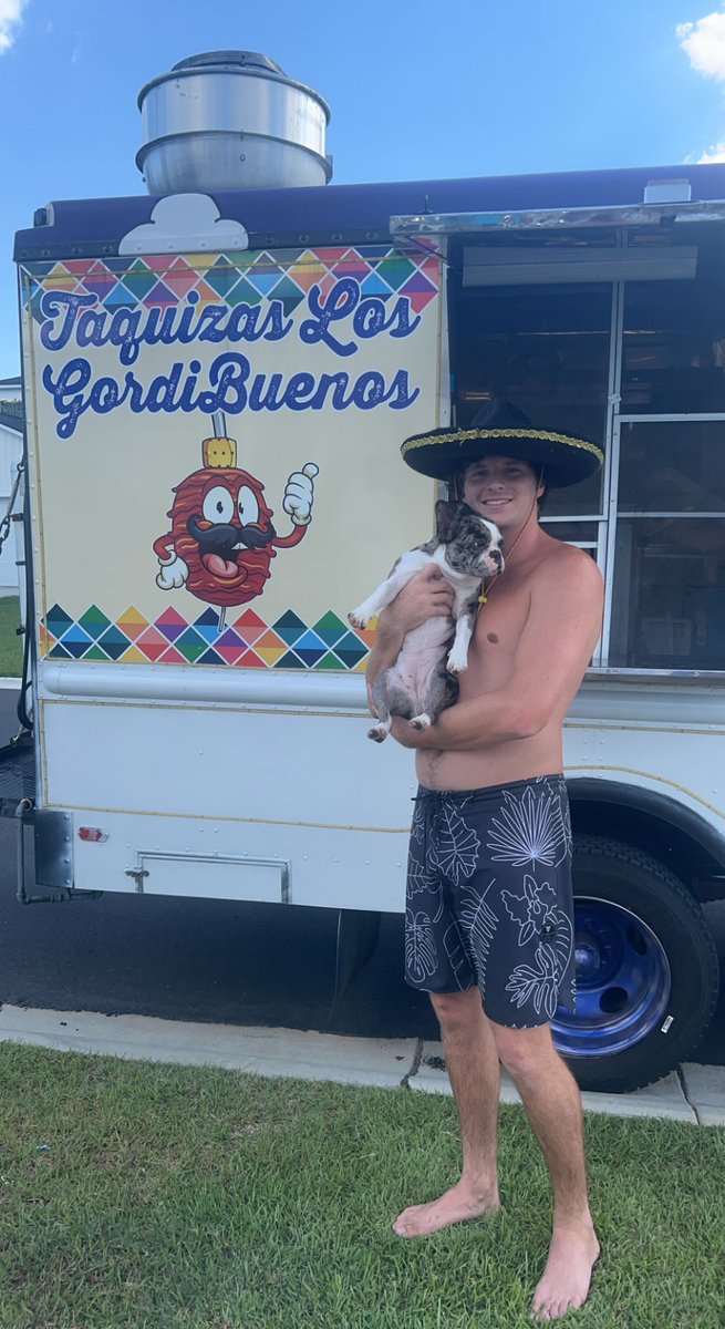 River_Macklen's tweet photo. 24 was lit me and my dog had a fuckin fiesta party with the taco truck https://t.co/C8NGSZoKtX
