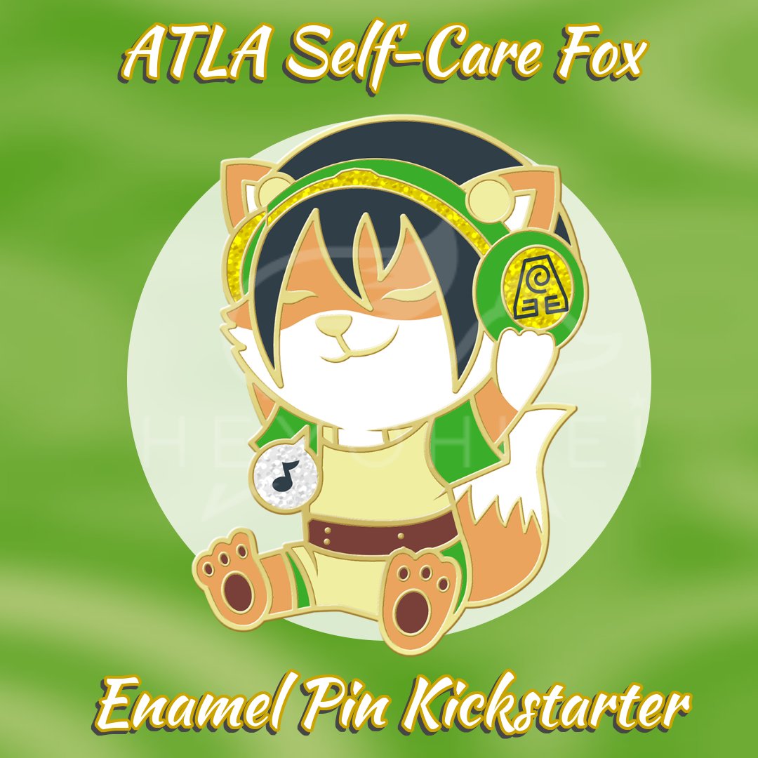 HeyOhKei's tweet photo. Do you think she listens to rock music? 🤣🪨🎸🤘 #ATLA #Selfcare #Fox #EnamelPin #Kickstarter launching August 26th! Please 💙 Like 💬 Comment &amp; ➡️ Share! Don't forget to turn your notifications on for updates! 🔔 Thank you! #MentalHealth #Music #AvatarTheLastAirbender #Toph https://t.co/lcoEHthmsO
