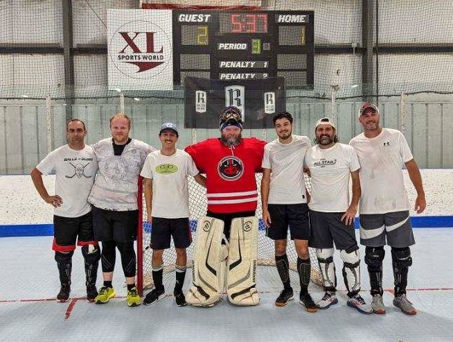 RBHL_official's tweet photo. Our Crazy Eights Tournament was a successful blast! Congrats to everyone, but especially Team Gilliland our inaugural winners. MVP went to Nick Cassetta, MVG went to John Wolfe, captain of the runners up. https://t.co/cvITPDhAFM