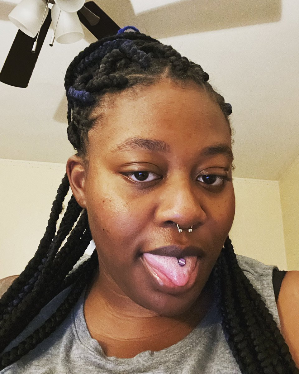 Oh yea… did I tell you I’m a pierced bitch now. I mean…. I always had piercings but never as visible. Lmaoooo