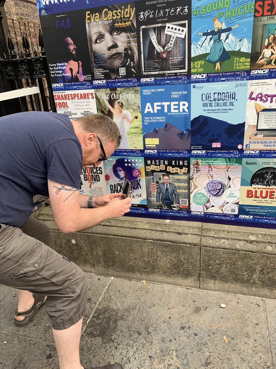 HensTeethProd's tweet photo. Capturing the moment- Edinburgh, we’re here!!!

“Love You More” 
Mon 15th-Sat 20th Aug 6pm 
Surgeons Hall Venue 53 Theatre 3

Tickets:  https://t.co/0hlHVSnVyf 

#theSpaceUK #EdFringe2022 #edfringe https://t.co/Hbiw0LOIWa