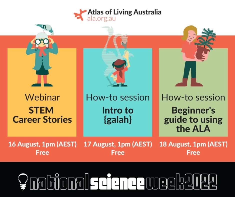 🧬 We're so excited to celebrate #ScienceWeek with you! We have three amazing ALA-hosted FREE events on Tuesday, Wednesday &amp; Thursday this week at 1PM AEST each day! 

Click the below link to register for the events, and we'll see you there!
ala.org.au/blogs-news/nat…