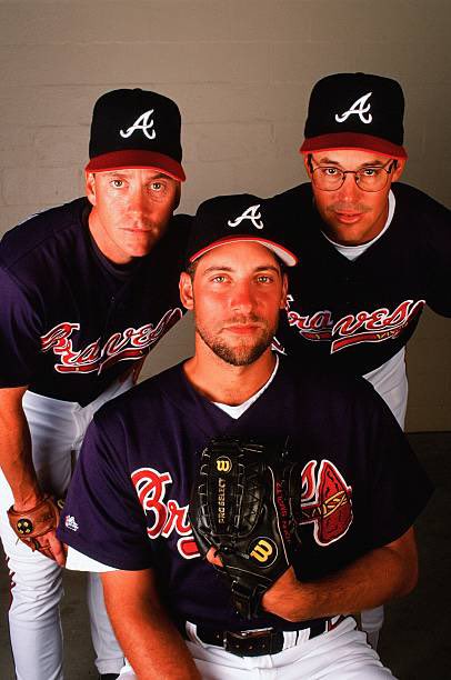 BsbLifestyle__'s tweet photo. Tom Glavine, John Smoltz, and Greg Maddux combined for 873 wins and 7 Cy Young Awards. https://t.co/wfH0RapynP