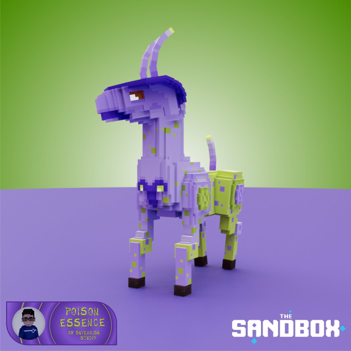 s_superrisk's tweet photo. Mutant Horse ๐ด
The first asset of Poison Essence collection.
More details about my work in a few hours on Instagram at Superrisk_Studio (check in bio๐)
#poisonessence
#superriskstudio
#NFTCommunity
@TheSandboxGame https://t.co/YfVliYBlQw