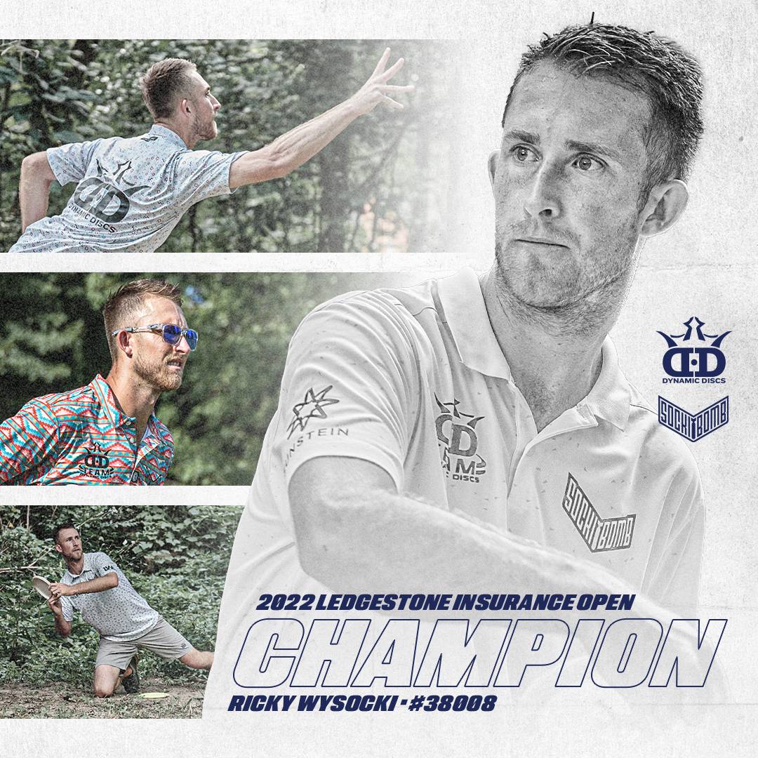 DynamicDiscs's tweet photo. After a ๐ช final round (-7) at Eureka, that's back-to-back-to-back MPO wins at Ledgestone for @sockibomb13.
Attaboy, Rick! ๐๐๐
#bedynamic #LedgestoneOpen https://t.co/dpfAtQQ1GI