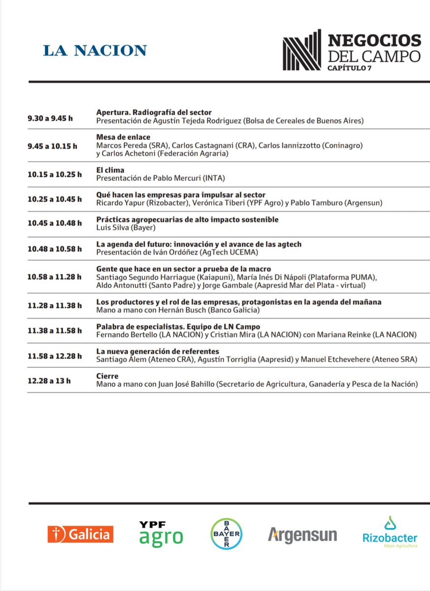 AguTorriglia's tweet photo. El Miércoles voy a estar participando en @LANACION junto a @Manuel_erv y Santiago Alem en el panel "La nueva generación de referentes". Lo pueden seguir por https://t.co/NFJE3VFQkR
Gracias @josedel_rio por la invitación. https://t.co/6J7r1Ev250