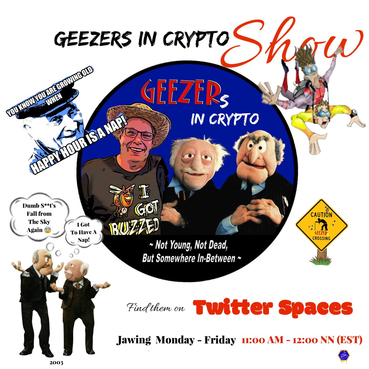 ⚡️GEEZERSnCRYPTO (🐝🐐) (@geezersncrypto) on Twitter photo You can find all kinds of education, entertainment and heartfelt stories. A fun way to get involved is in Twitter Spaces is to join our morning show <a href="/GEEZERSnCRYPTO/">⚡️GEEZERSnCRYPTO (🐝🐐)</a> on Monday-Friday at 
11:00am (est) You can find all kinds of education, entertainment and heartfelt stories. A fun way to get involved is in Twitter Spaces is to join our morning show <a href="/GEEZERSnCRYPTO/">⚡️GEEZERSnCRYPTO (🐝🐐)</a> on Monday-Friday at 
11:00am (est)