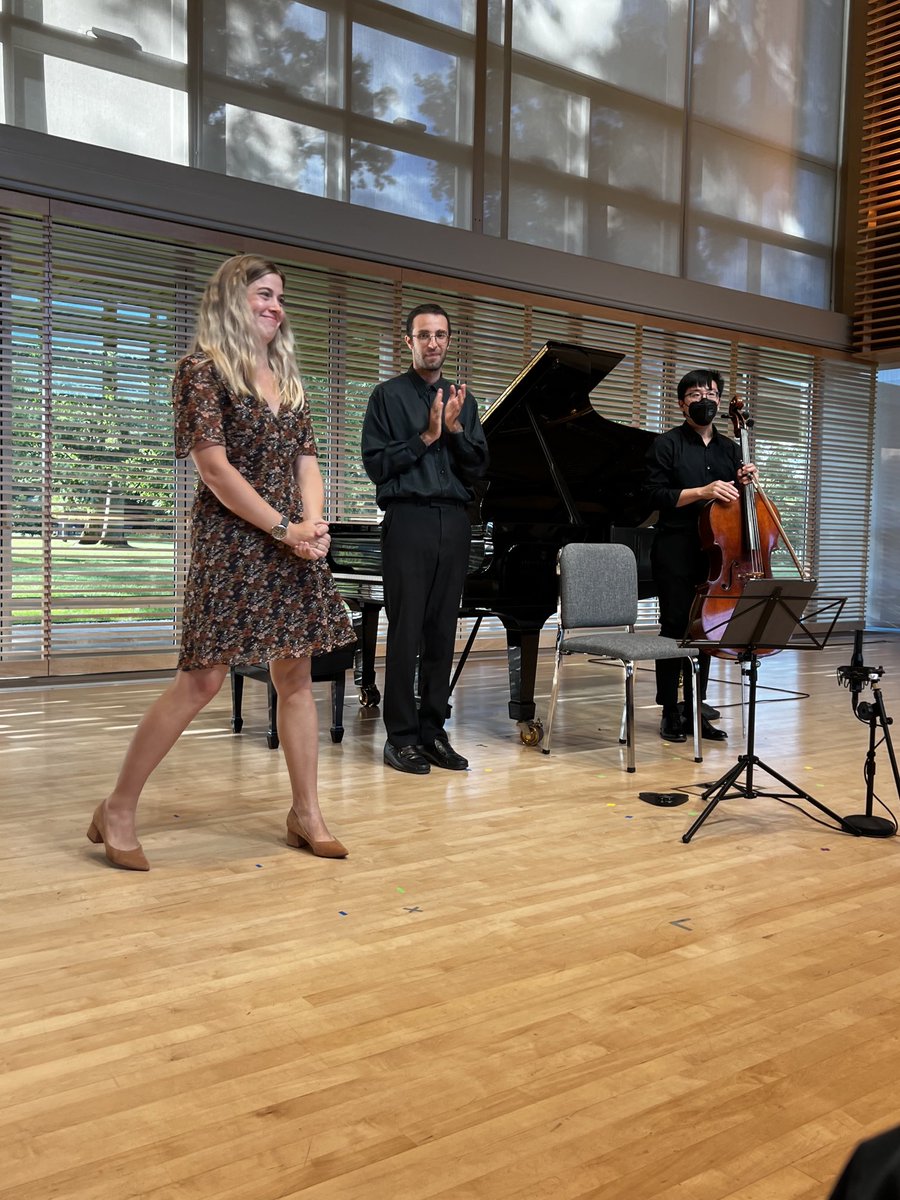 JoelRMelamedMD's tweet photo. The final #TanglewoodMusicCenter Prelude of @TanglewoodMA 2022 was both historic with impressive #HarriettSteinke #WorldPremiere meditation & stunning with the @CurtisInstitute’s beloved #RobertoDiaz leading an impeccable spirited #Mendelssohn Quintet conclusion https://t.co/D0BpNhI7ny