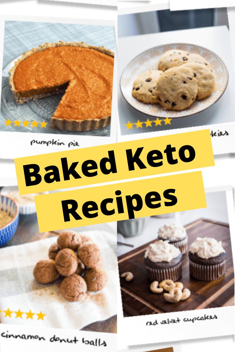 digi_street1's tweet photo. Baked Keto Recipes!
Pumpkin Pie, Chocolate Chip Cookies, Cinnamon Donut Balls, Red Velvet Cupcakes
Get 100 Keto Diet recipes for free!
Link in my bio!
#ketorecipes #ketosweets #ketodiet #ketocupcakes #ketolifestyle #ketoballs #ketogenic #ketofriendly https://t.co/qJ6fD638XF