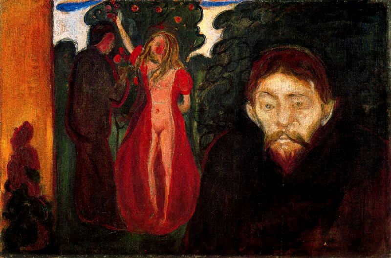 Jealousy, 1895 #expressionism #edvardmunch wikiart.org/en/edvard-munc…