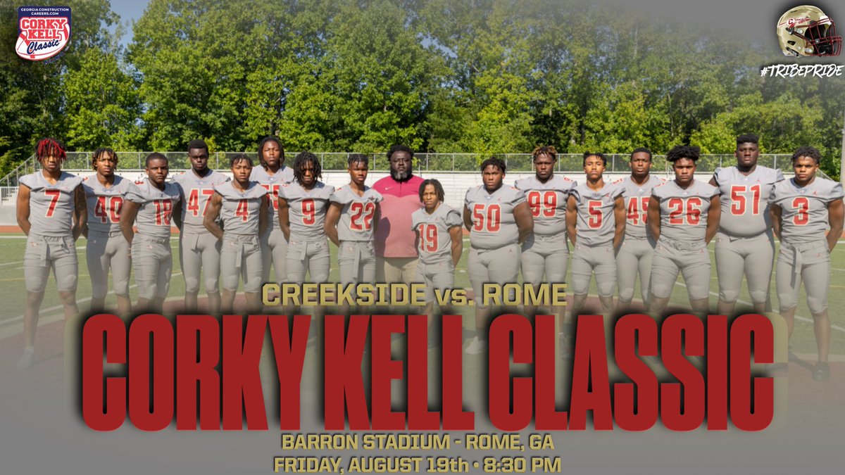 Creekside_Tribe's tweet photo. Hit the road with us for the @CorkyKell Classic! Discounted presale tickets are available on our GoFan page. #wearetheTRIBE https://t.co/vrbNjDzJcQ