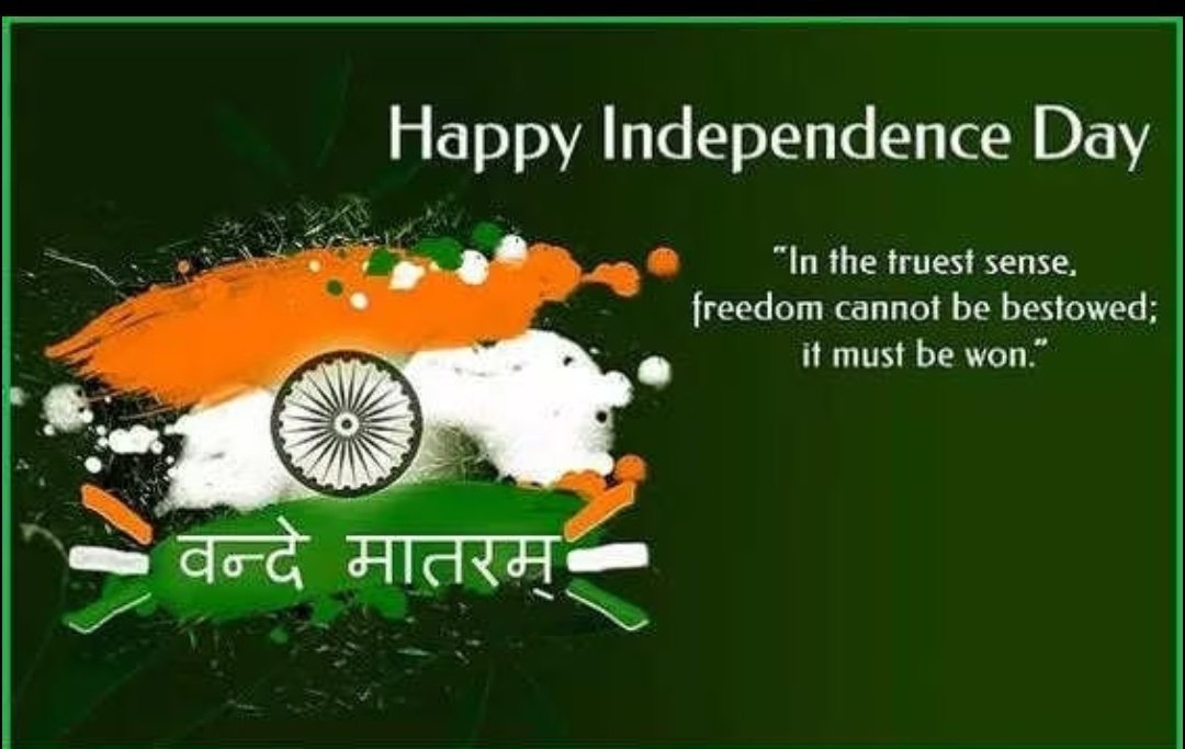 ChairmanBaranga's tweet photo. We are blessed to have a right to speak and to be heard.Right several brave souls fought for. Let’s take a moment to think of their sacrifice and what they had to pay for the freedom we enjoy.
Jai Hind!
#independencedayindia
#IndependenceDay2022
#75thindependenceday https://t.co/J217ztqIsR