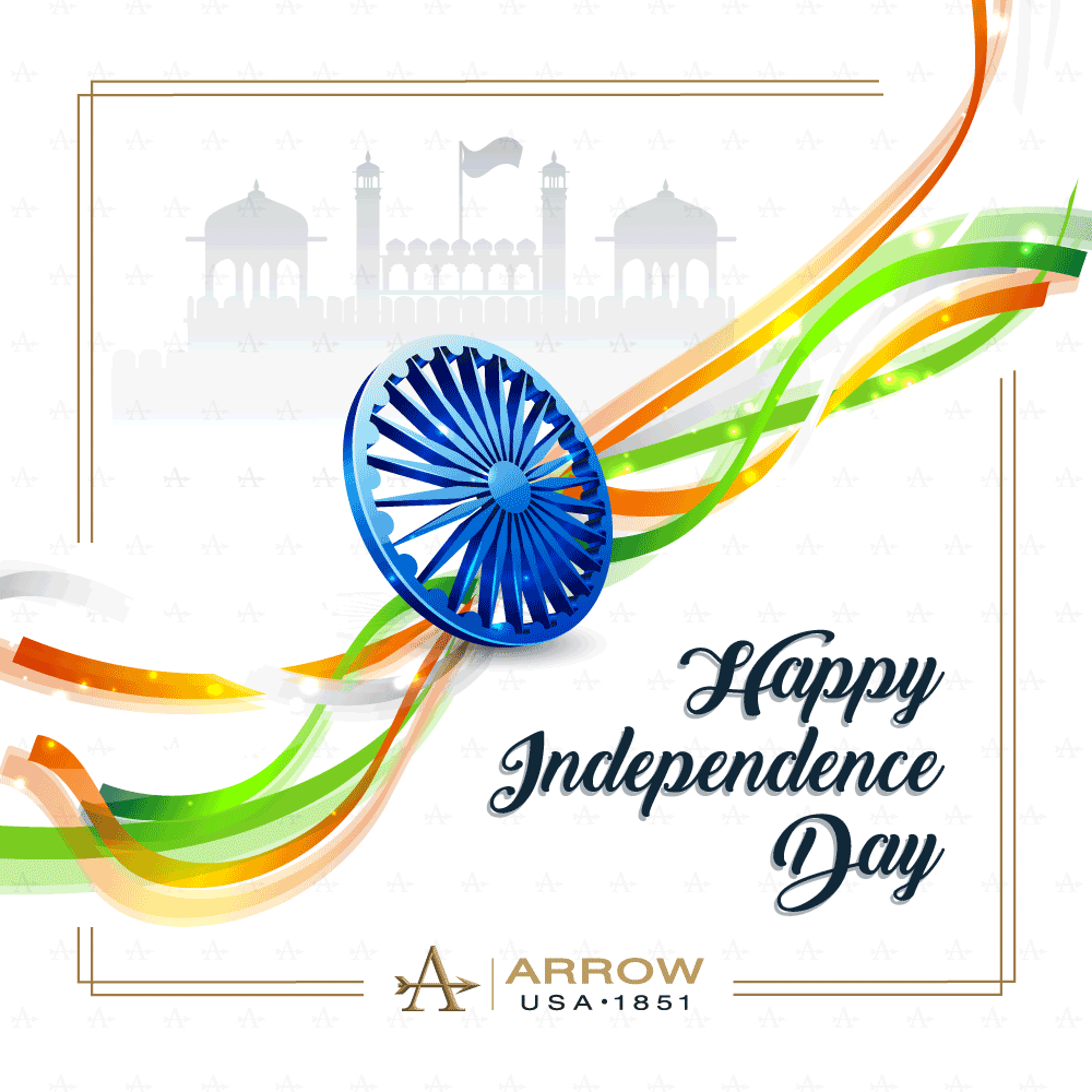 ArrowLife1851's tweet photo. Arrow wishes you a very happy 75th Independence Day.
#FeelTheFreedom #Arrow #ArrowIndia #IndependenceDay #75thIndependenceDay https://t.co/1O6699mRHV