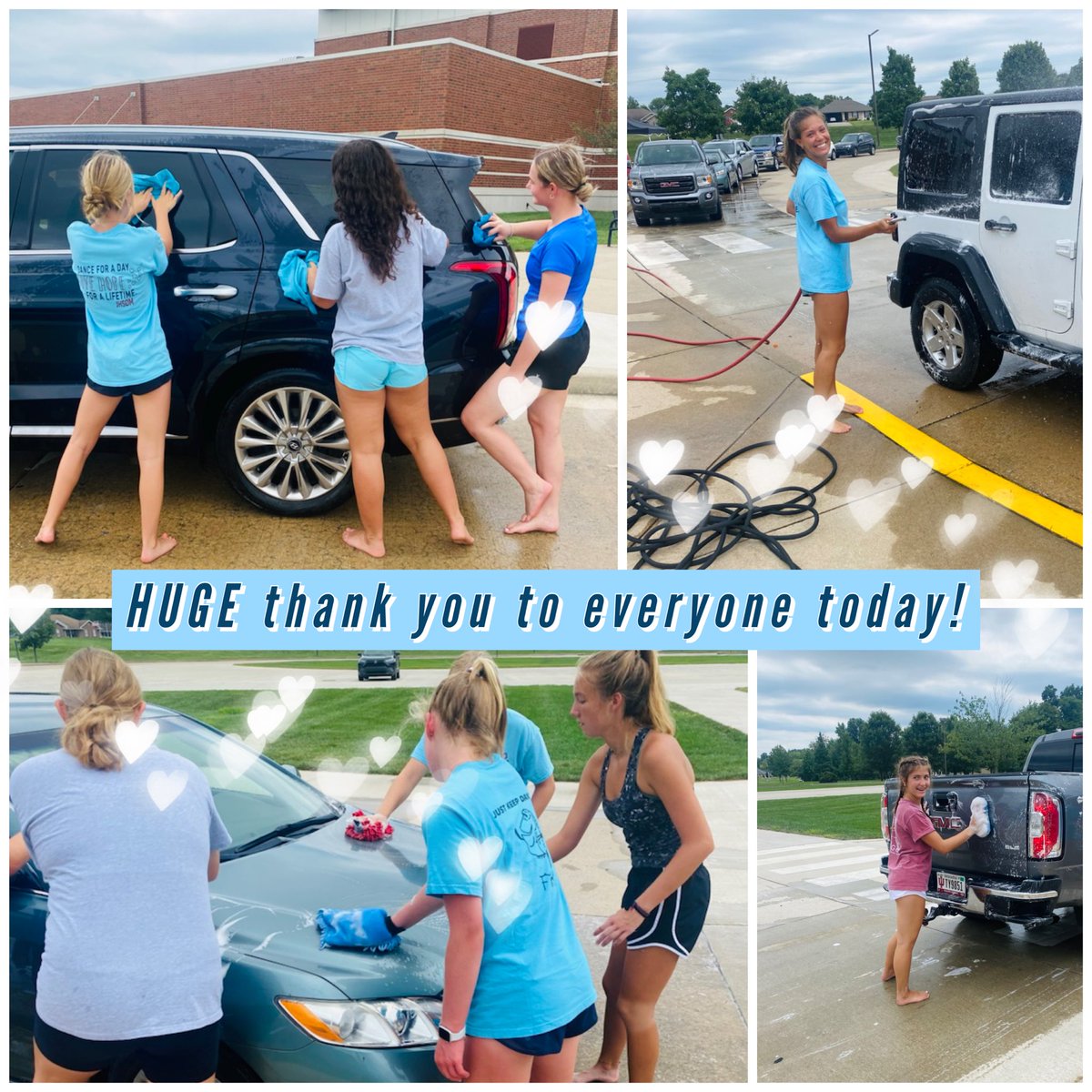 jhsDM1's tweet photo. Thankful for such a successful car wash🤍 We appreciate everyone for their continued support and love for Riley’s!! A great start to the year:) https://t.co/JwNZVAzd49