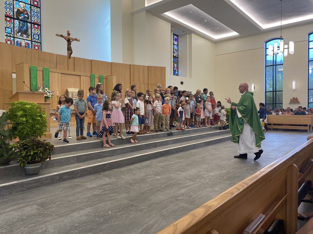 Such a great day on our campus this afternoon for our Back to School Mass and Picnic <a href="/StmmNC/">StMM Catholic School</a>!