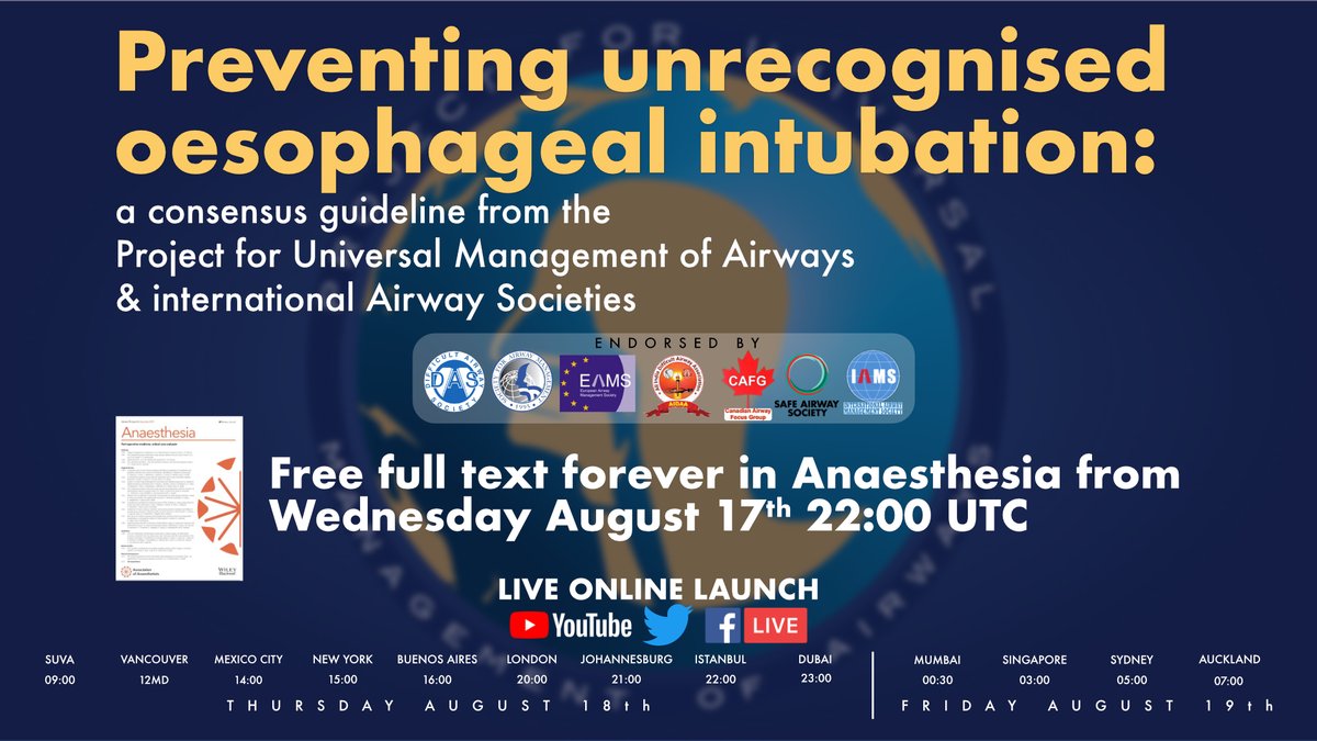 NicholasChrimes's tweet photo. These real cases involve multiple airway management disciplines across varying levels of expertise around the world.

What are the recurring themes?

What recommendations do you think are required to prevent further patient harm? 

#MustHaveCO2 https://t.co/q5f5RucmFM