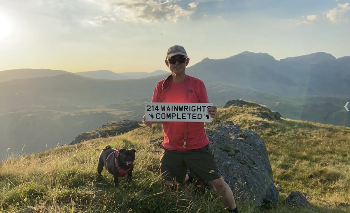 mrusman's tweet photo. Finished the wainwrights #LakeDistrict #Cumbria 12/8/2022 https://t.co/vJFJp3xYFe