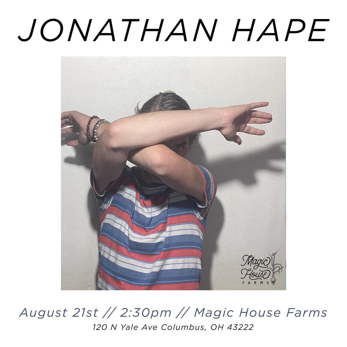 jonathanhape's tweet photo. Playing my first solo show in nearly 3 years this Sunday the 21st at Magic House Farms in Columbus OH. More shows to follow. https://t.co/5nAilxNzNz