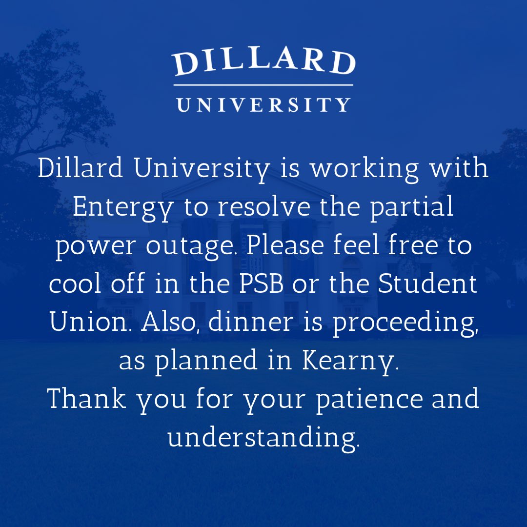 Dillard University tweet media