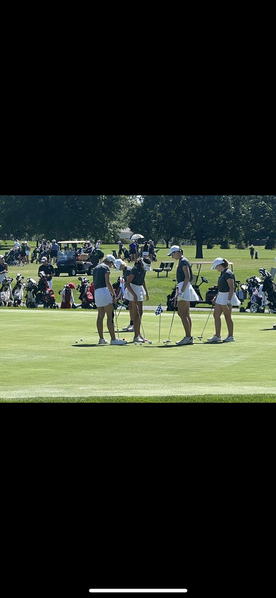 Had a very fun and busy first week of high school golf! The Hickory Point Prep Tour definitely didn’t go how i would’ve hoped, but i still had fun with my teammates. I also placed 4th in the Alton Scramble with my fellow teammate, Sophia Rankin.