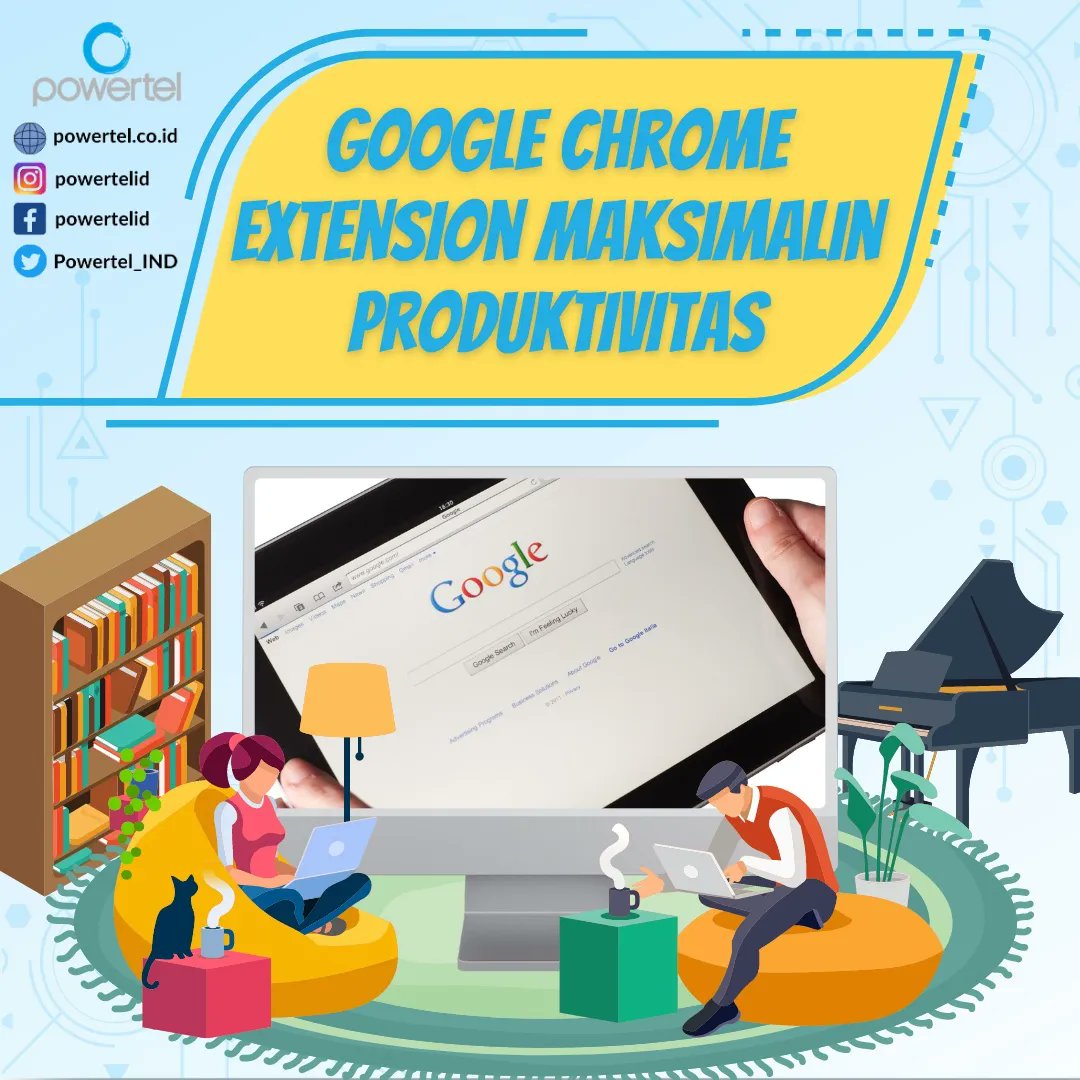 Powertel_IND's tweet photo. Rekomendasi Extension Google Chrome supaya kamu makin produktif.

#infointernet #seputarinternet #googlechrome #chromeextension #googlechromeextension #googlechrometips #googlechromebrowser #browser #browseraddons #tipsproduktif #tipsproduktifitas #chromewebstore #powertelid https://t.co/BCXNqxsxuE