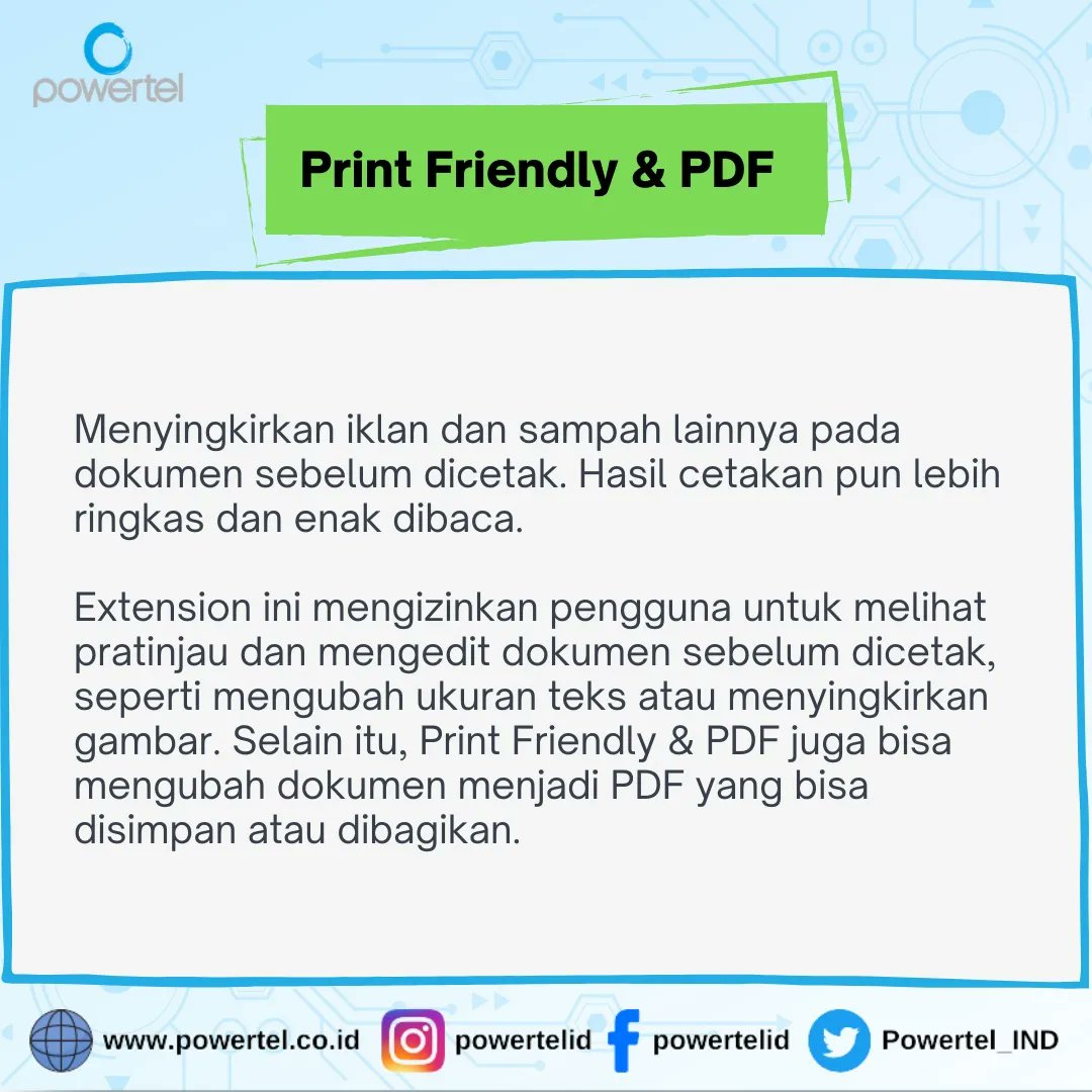 Powertel_IND's tweet photo. Rekomendasi Extension Google Chrome supaya kamu makin produktif.

#infointernet #seputarinternet #googlechrome #chromeextension #googlechromeextension #googlechrometips #googlechromebrowser #browser #browseraddons #tipsproduktif #tipsproduktifitas #chromewebstore #powertelid https://t.co/5NoWai72Y3