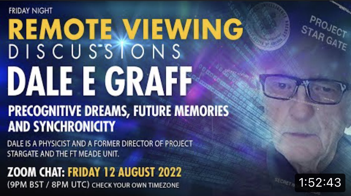 TheOfficial_FFG's tweet photo. 🌟Daz Smith - Remote viewing  with Dale Graff - Precognitive Dreams, Future Memories  ... https://t.co/rxHQ1SIRlk via @YouTube @remoteviewed #DazSmith #RemoteViewed #DaleGraff #remoteviewing #Dreams #Future #Memories #predictions #psychic #synchronicity #Cryptoviewing https://t.co/OQEyD69pyL