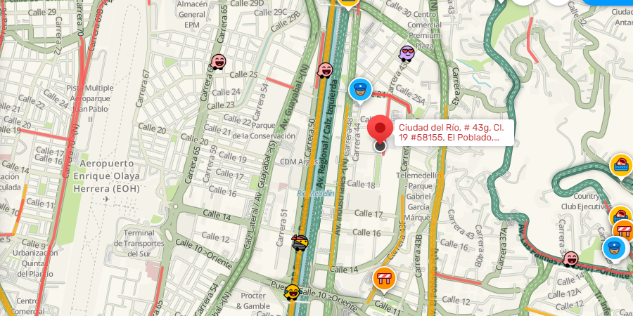 movilidad_med's tweet photo. (19:03) @WazeCo | Así se encuentra la #MovilidadMedellín a esta hora por motivo de Escenario Colombia, evento que se lleva a cabo en Ciudad del Río, desde las 2:00 p.m. hasta las 1:00 a.m.
#ReporteWaze
#CITRA https://t.co/T75uudesjK