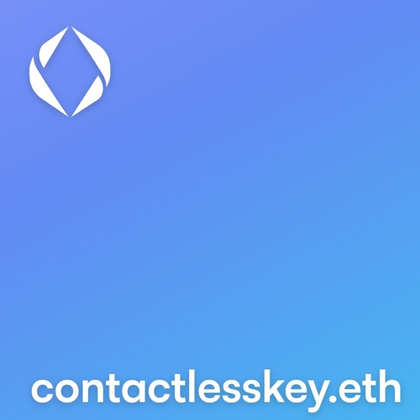 G_BazCrypto's tweet photo. ๐ค๐ค What if one day some Car or Home Blockchain Specialist try to develop on this product #Contactlesskey โ๏ธ #EnsDomain #DomainToBuild #BlockchainTechnology #BlockchainTech https://t.co/9enpkXDpD7