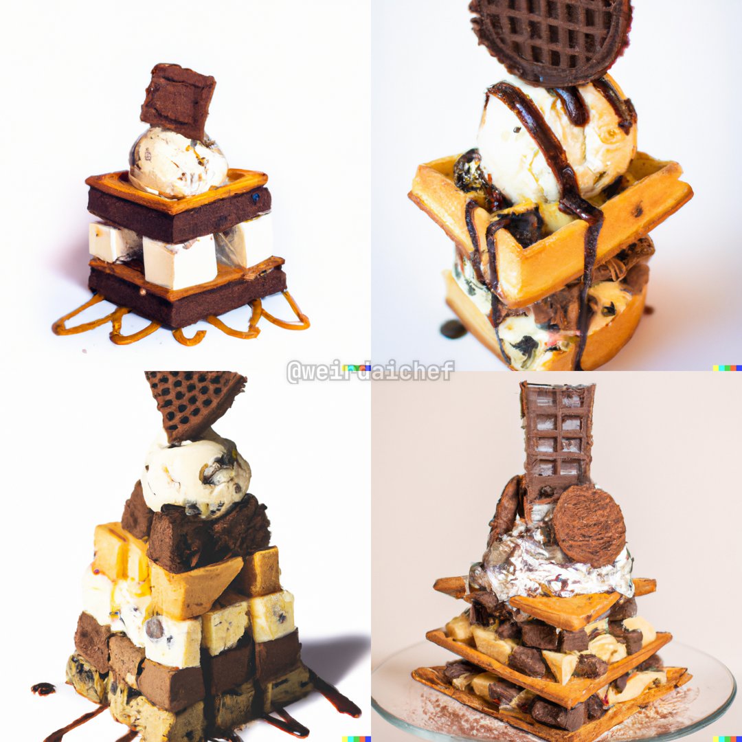 dessert tower