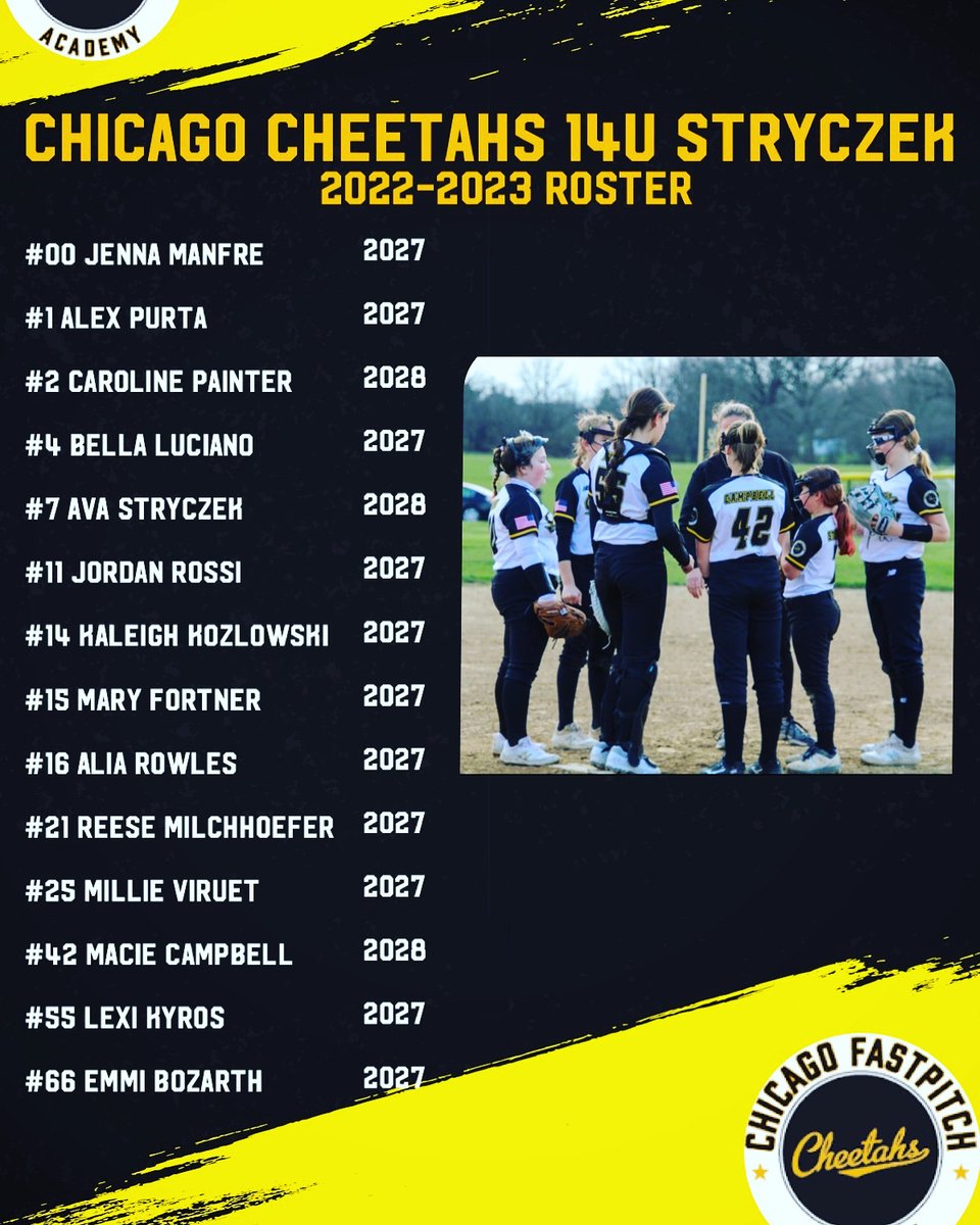 Chicago Cheetahs - 14U Stryczek tweet media