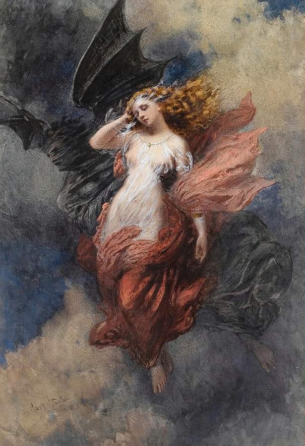 'Death and the Maiden', George Clark Stanton (Scottish, 1832-94)