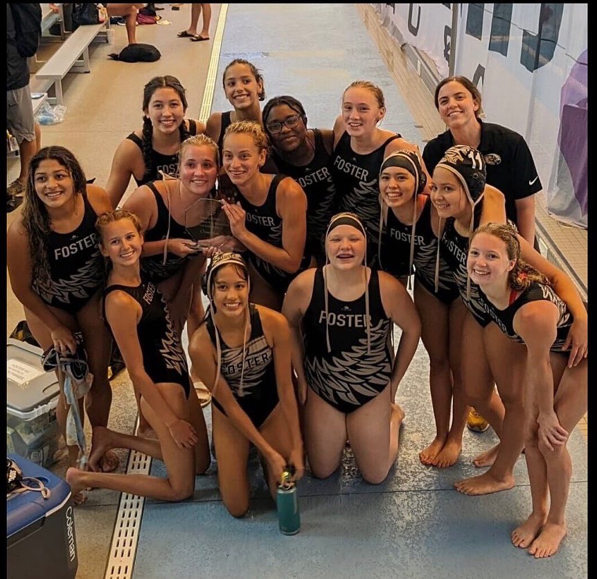 margiek912's tweet photo. Congrats Foster Waterpolo for the first OFFICIAL win. First ever UIL waterpolo tournament for Foster and a win!! They went 7-0  @LCISD @DaliaKohn5  @uiltexas @Dr_RNivens @fbheraldsports thanks for all the support @FHSABC_TX and @viperpigeons https://t.co/gzWzAzFflc
