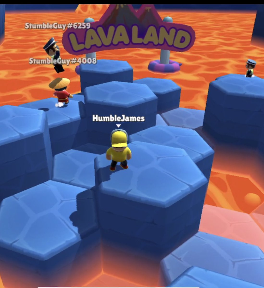 Stumble_James's tweet photo. It was such a hot day today that I almost didn’t play #stumbleguys! That led me to thinking though, what if Lava Land was in real life? Like a water park for the winter!

#cool #waterpark #hottestdayoftheyear https://t.co/Mn7WICk0Fm