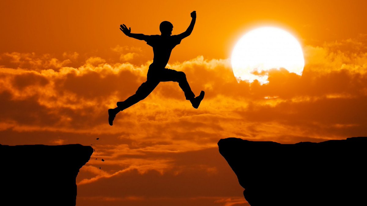 Feeling unsteady is not a sign of instability. It’s often the path to progress…

Standing still feels secure, but gaining momentum to move forward requires tilt or sway. 

…always remember that being in equilibrium breeds comfort, but feeling off-balance leads to growth.