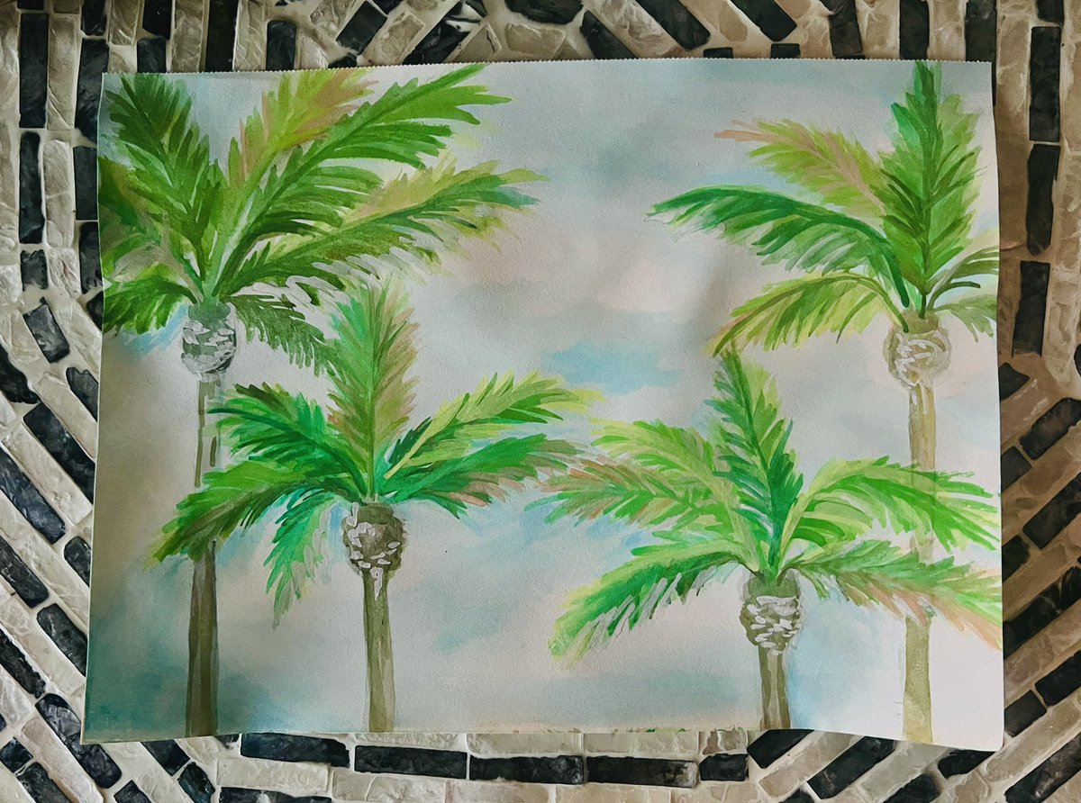 apmeyer11's tweet photo. 🌴 Sunday #watercolor https://t.co/OsXIFAkmLT