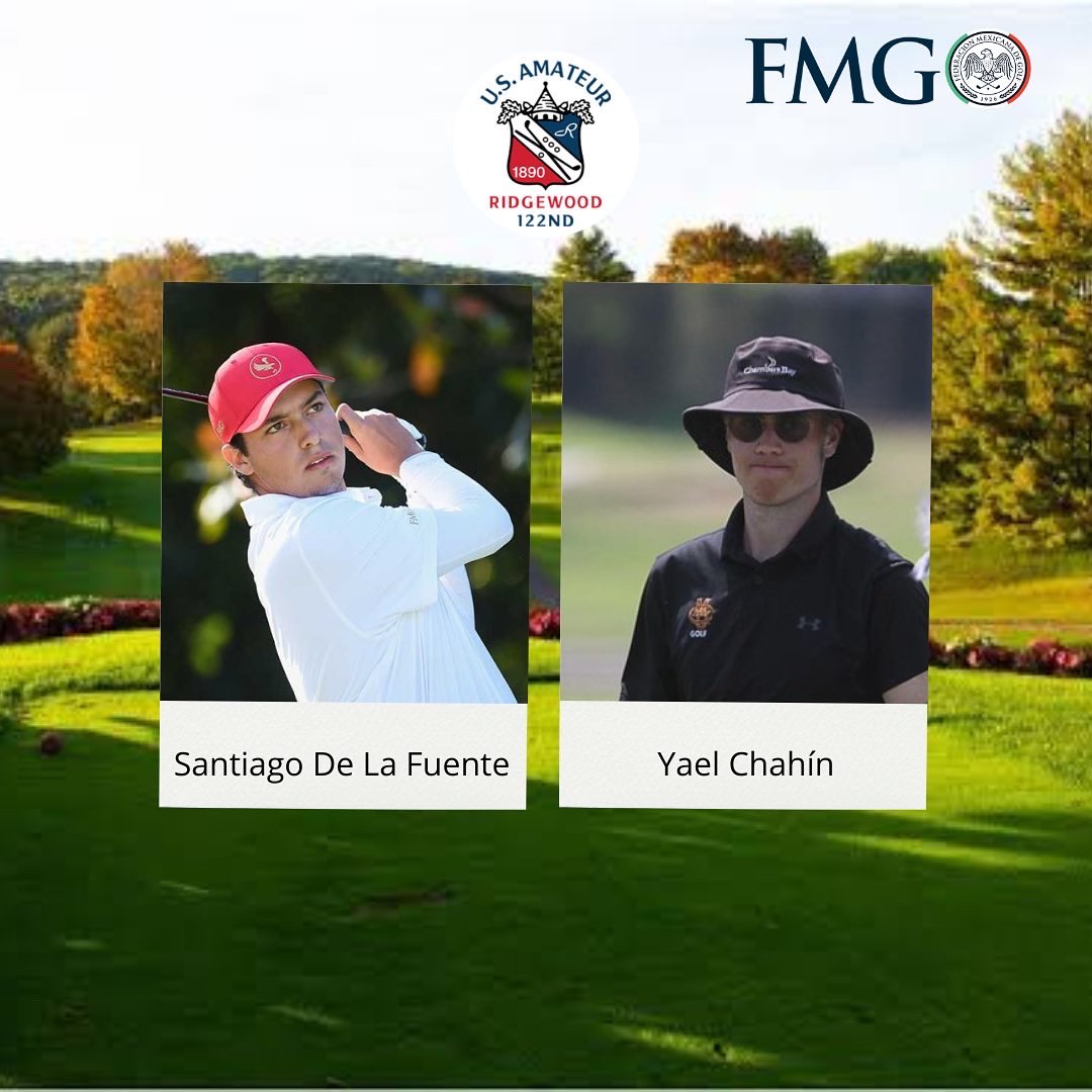 fedmexgolf's tweet photo. Este lunes tendremos la participación de cuatro mexicanos en el U.S. Amateur en Ridgewood ⛳️ 

¡Venga chavos, México está con ustedes!🇲🇽

#TodosSomosFederación https://t.co/e4pGJH6H5m