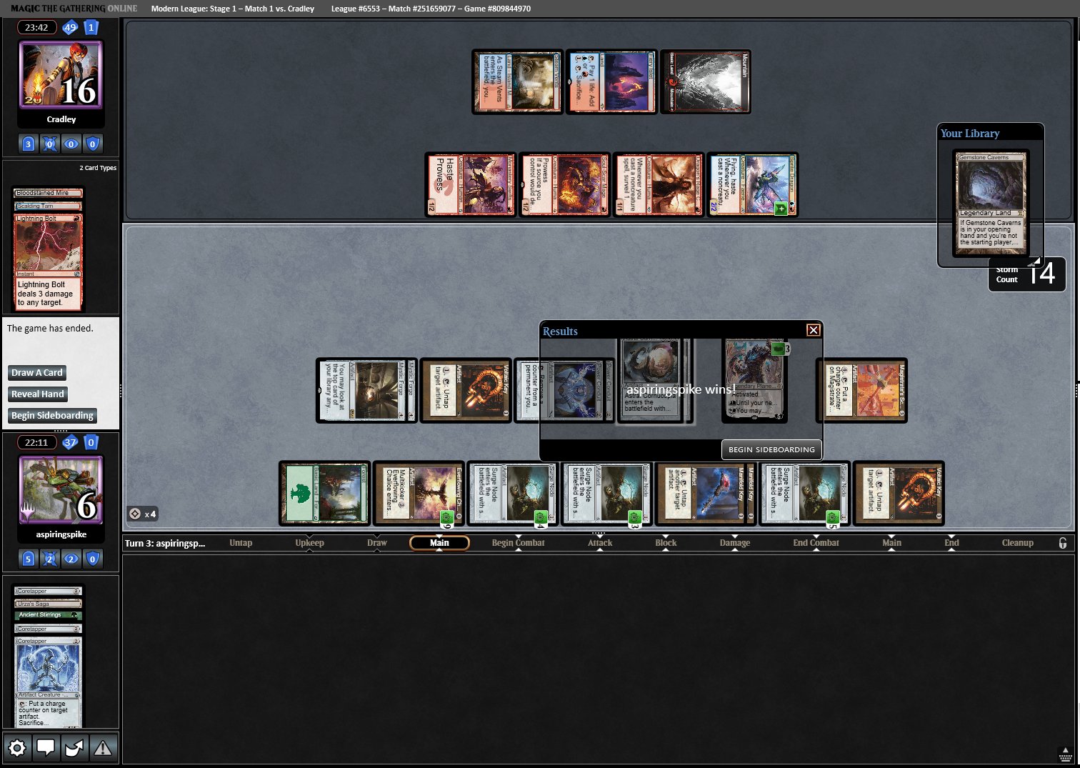 Aspiringspike on Twitter "Turn three infinite turns with the