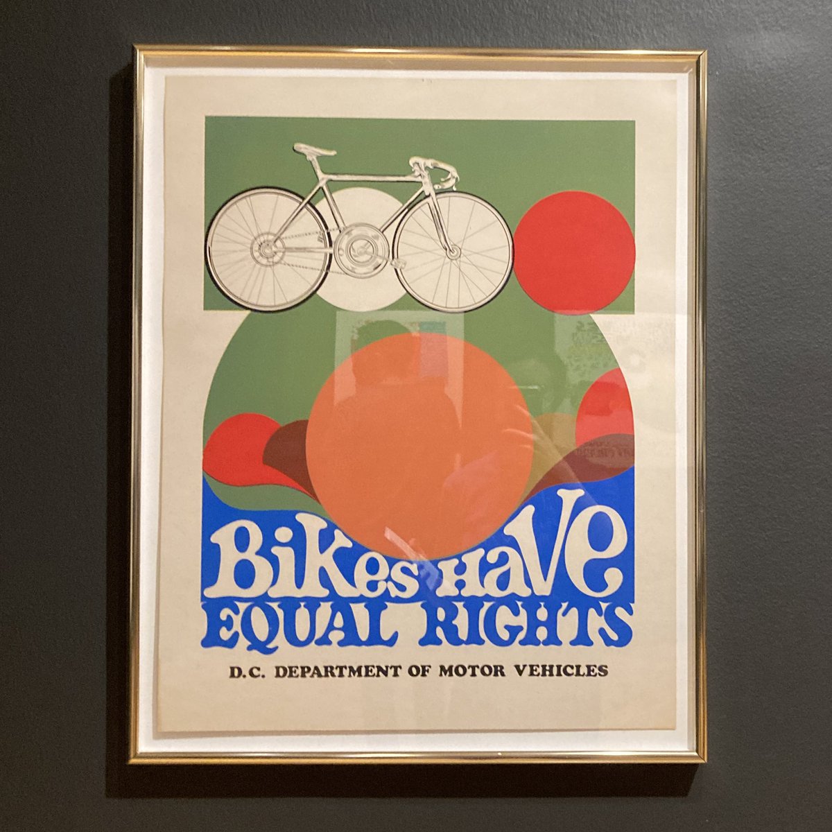 graciemckenzie's tweet photo. all I’m saying is that if @dcdmv reissued this poster I would personally buy one (from the Lou Stovall exhibit at the Phillips!) https://t.co/EiGJf2skgd