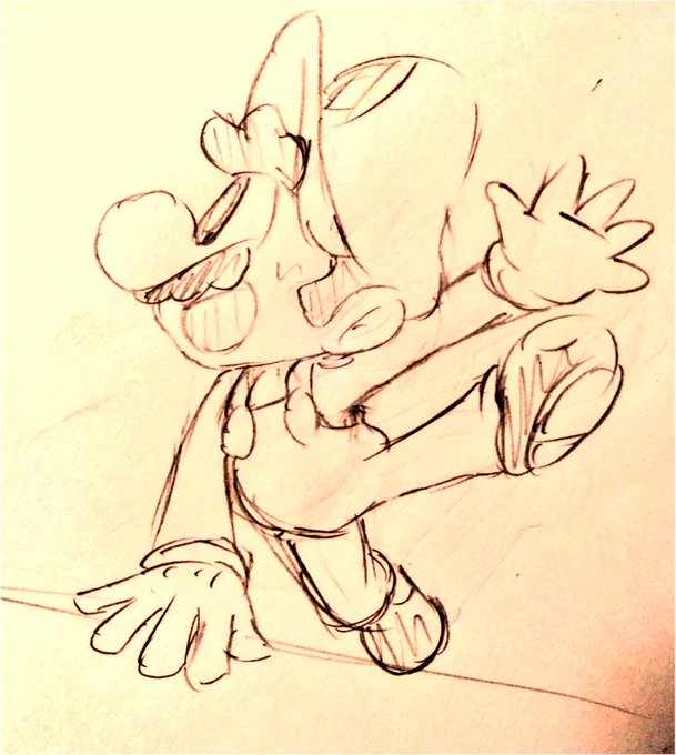 #Mario_rakugaki 