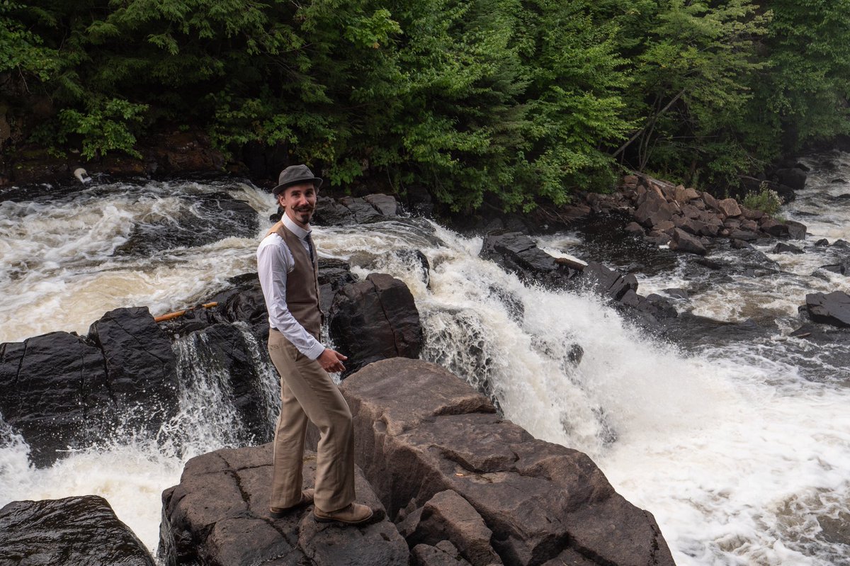 On the precipice of business! Excited for our annual business trip. #suitcamping <a href="/Algonquin_PP/">Algonquin Provincial Park</a>