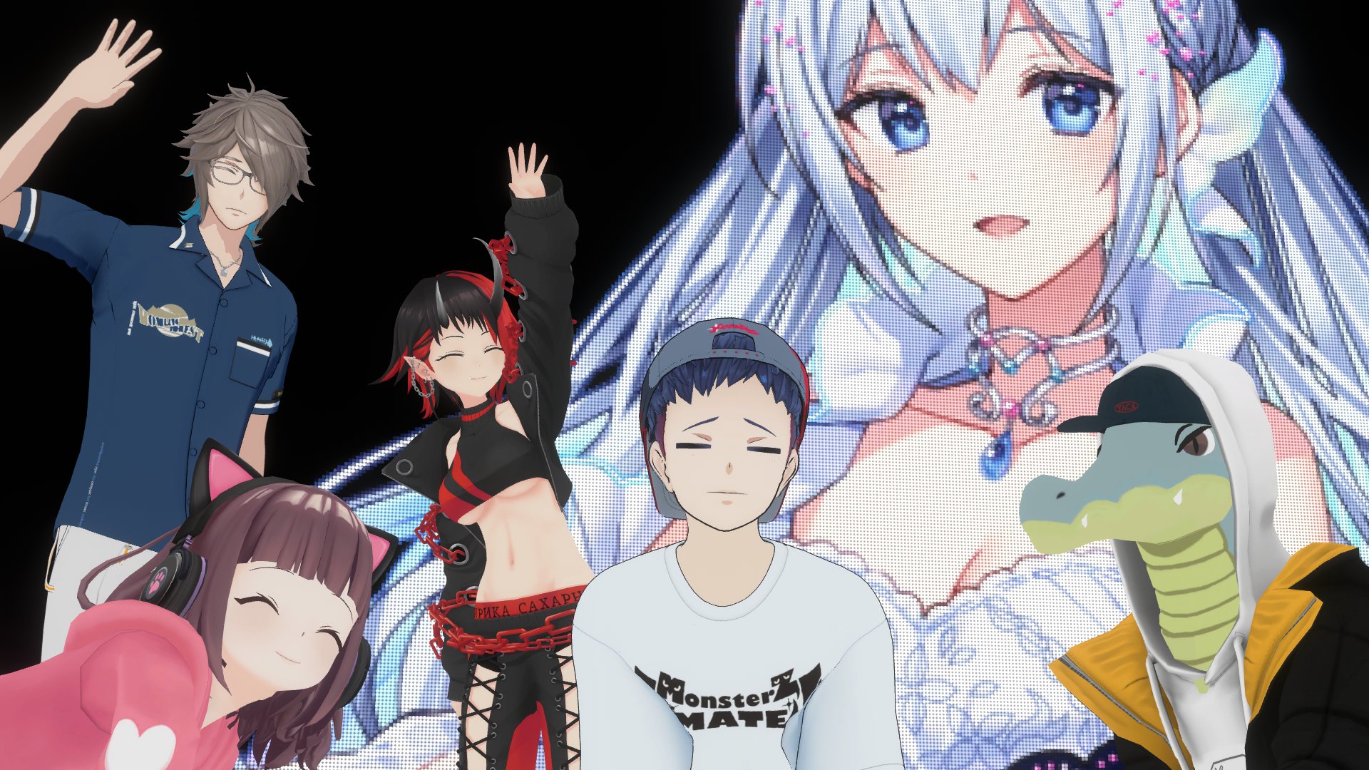 MonsterZ MATE コーサカ コスプレ衣装 M〜Lサイズ相当 鮫🦈峰子