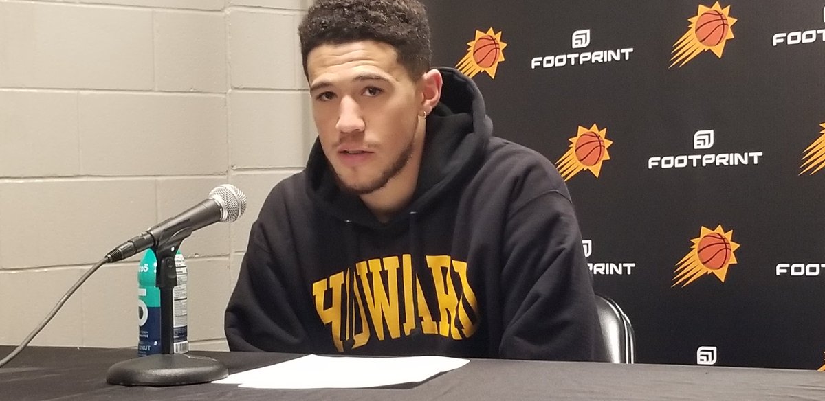 #Suns at #Nuggets Christmas Day, sources confirm to <a href="/azcentral/">azcentral</a>.

Phoenix 2-1 vs. Denver last season, winning last two.

Won at Denver 140-130 Mar. 24 for 60th win.

Devin Booker 49 after Amir Coffey's face was on screen instead of his in starter intro.

"That was disrespectful."