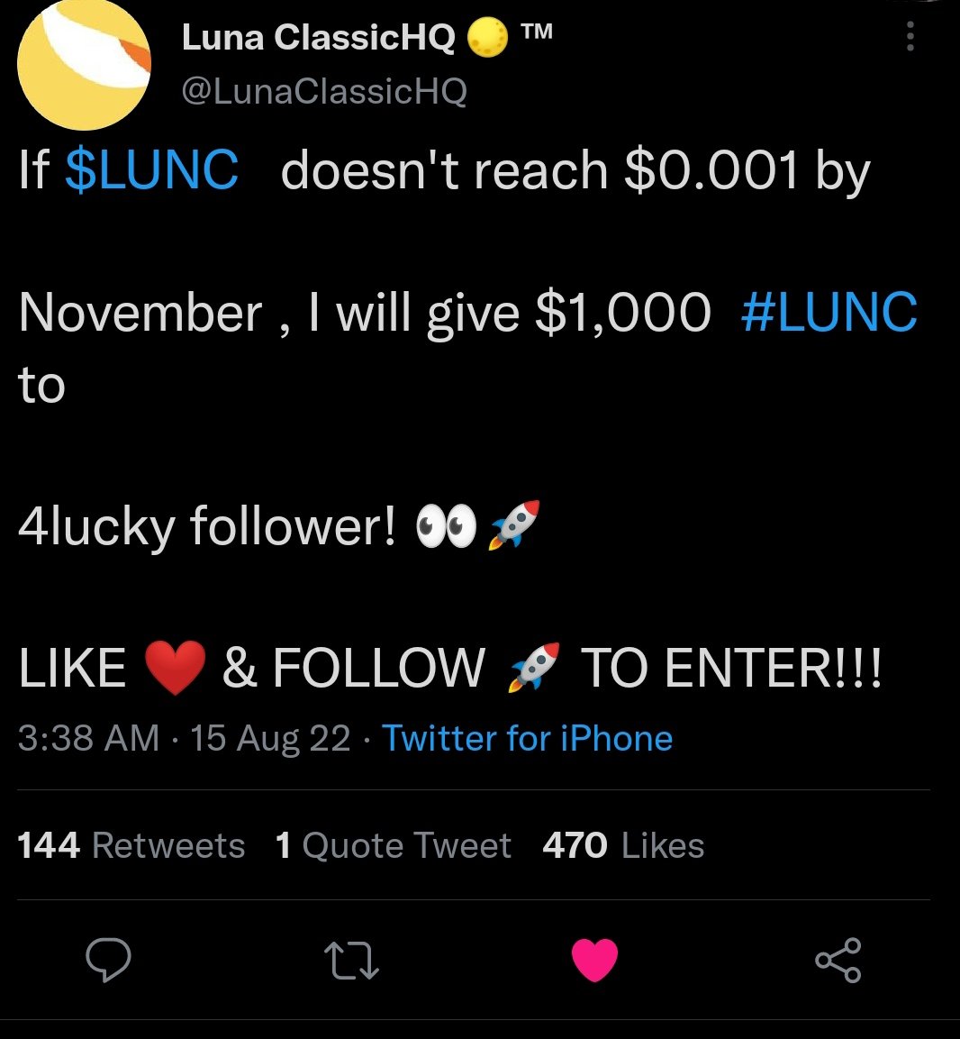 drjlaguda's tweet photo. @LunaClassicHQ Thank you bro! https://t.co/AM3zrVUpAi