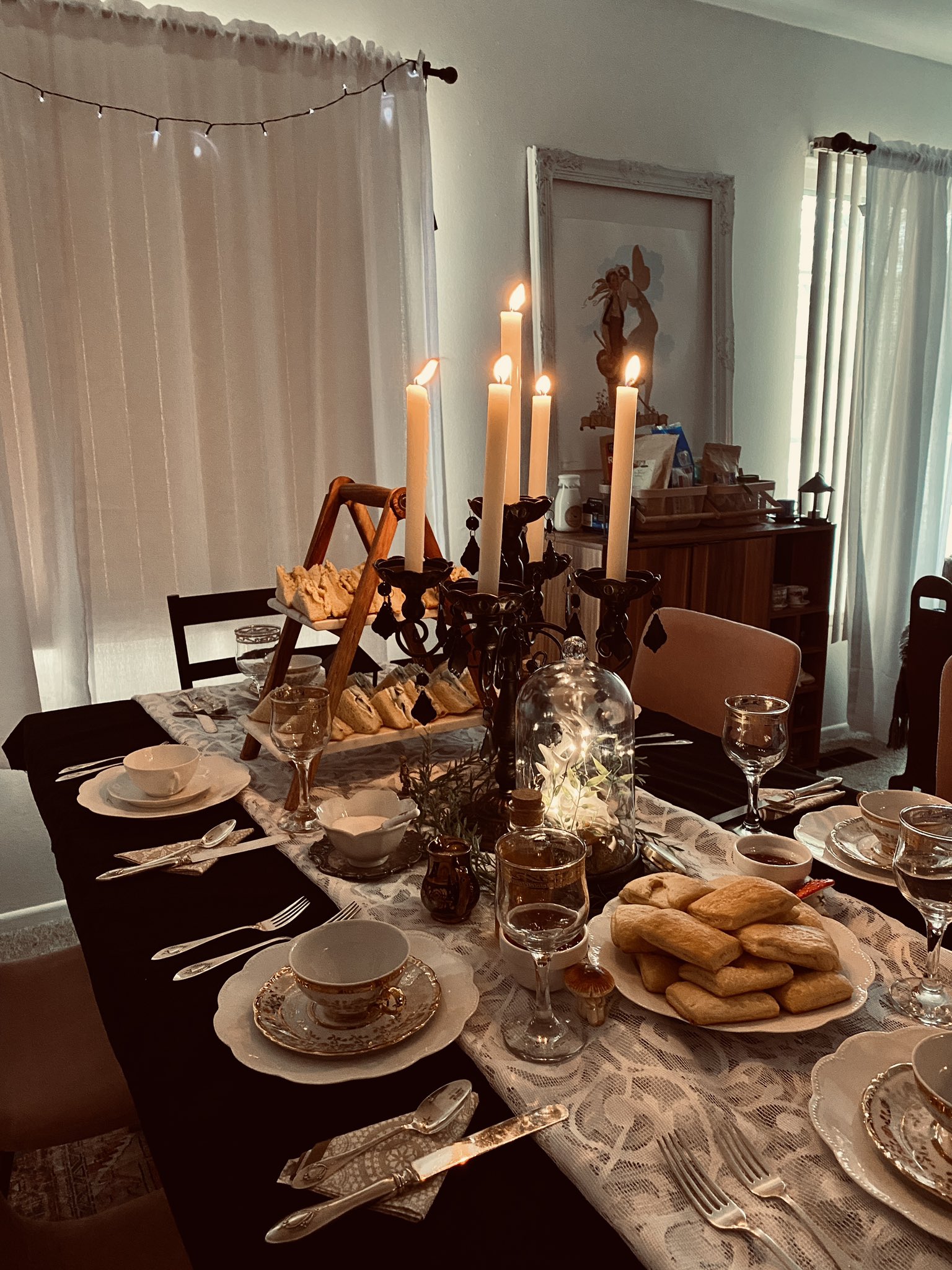 Rachel Eaton Realta on Twitter "Gathered the friends for a goth tea