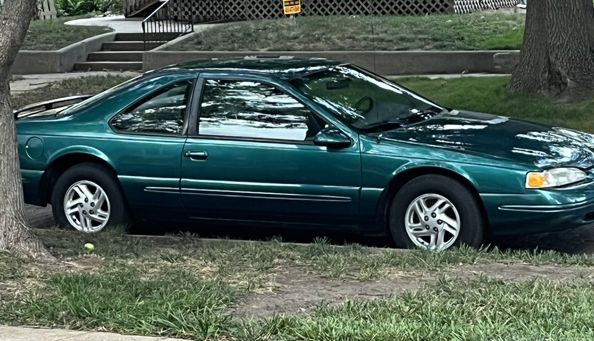 When you get your 15 year old daughter a 1997 Ford Thunderbird for her first car do you think she will appreciate the history….#thunderbird