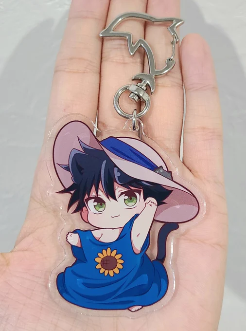 夏のねこ恵アクキー実物届いた!これはとっても可愛いのでは!? 