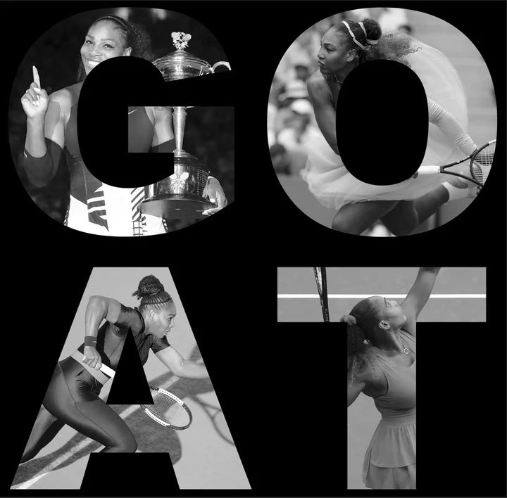 Thank you <a href="/serenawilliams/">Serena Williams</a> for being you! #goat #serena #authenticity