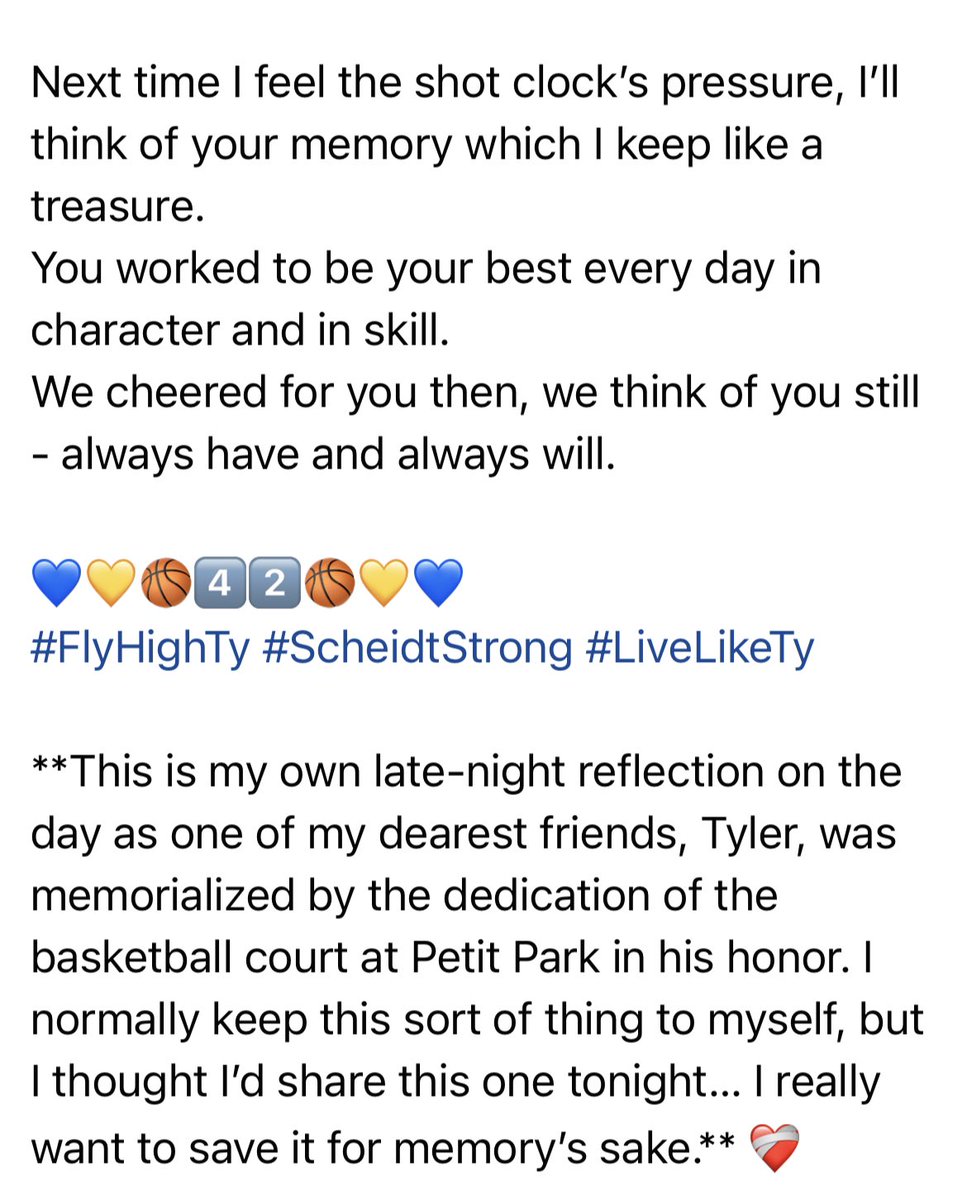 KatieKordeck1's tweet photo. I wrote a poem in honor of one of my most treasured friends who passed away a year ago this Thursday. (8/18). I’m stepping out of my comfort zone and sharing what I wrote. Please be kind. ❤️🩹 Do something kind & share it ➡️#flyhighty #scheidtstrong https://t.co/vHAp8KZwTt