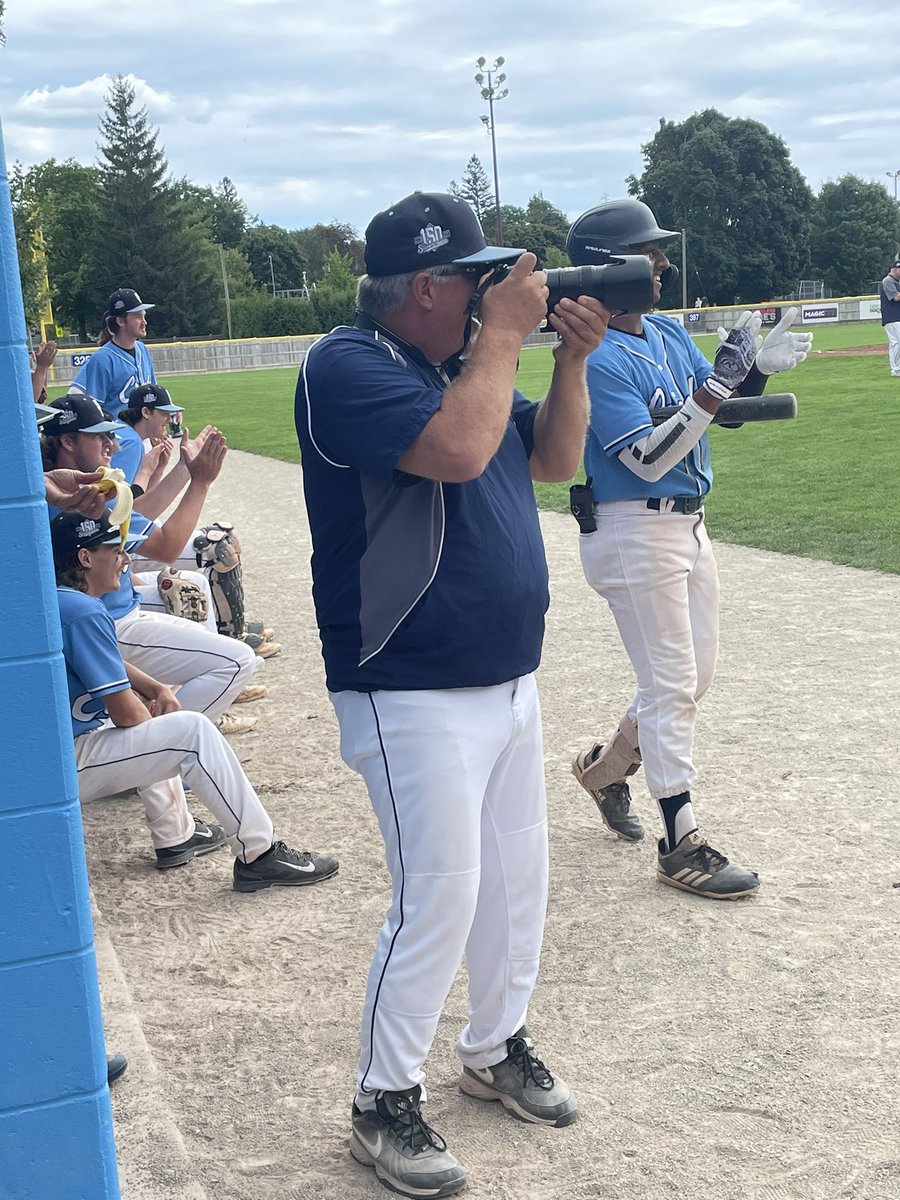 gar_pic's tweet photo. When you wear different shoes so the coach decides he’s doing to take his own photos.  @floder1965 @GuelphCreeks https://t.co/lR76E2vhsC
